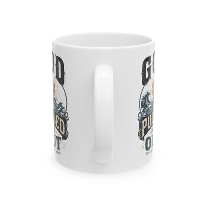 Ceramic Mug — "God Forgive Me, I Pulled Out" Vintage Tattoo Skate Coffee Cup