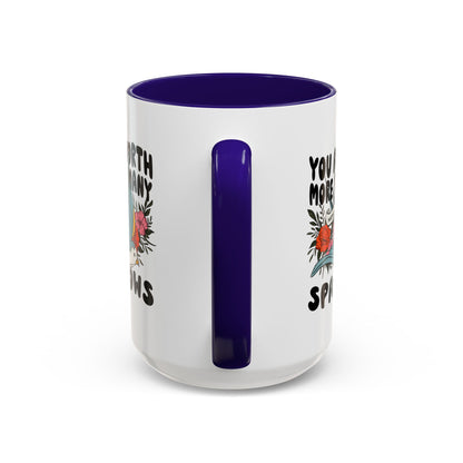 You Are Worth More Than Many Sparrows Mug — Inspirational Floral Sparrow Coffee Mug (11oz/15oz)