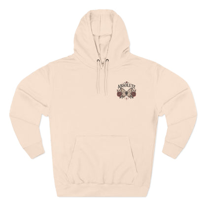 Butterfly & Roses Hoodie — "Absolute" Vintage Floral Graphic