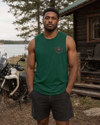 Redeemed, Recovered, Free Men’s Muscle Tank