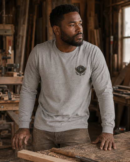 Redeemed Recovered Free Long Sleeve Tee