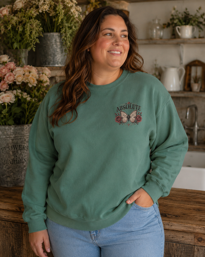 Absolute Principles Butterfly Crewneck Sweatshirt