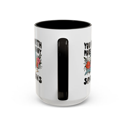 You Are Worth More Than Many Sparrows Mug — Inspirational Floral Sparrow Coffee Mug (11oz/15oz)