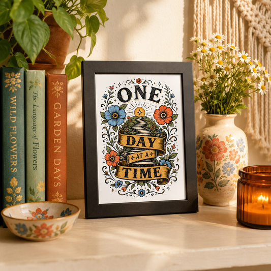 One Day at a Time Framed Poster