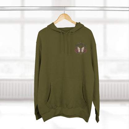 Butterfly & Roses Hoodie — "Absolute" Vintage Floral Graphic