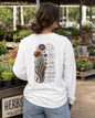 His Guidance, Our Peace Comfort Colors Long Sleeve Tee