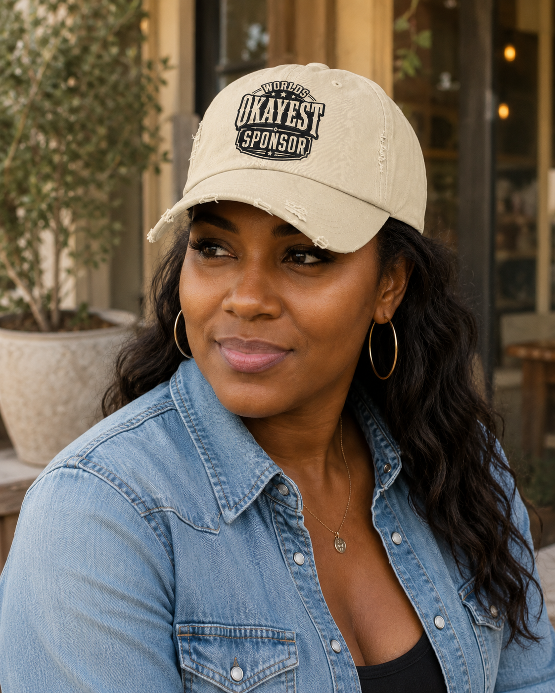 World’s Okayest Sponsor Hat | Funny Recovery Sponsor Gift
