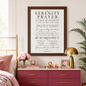 Framed Serenity Prayer Wall Art