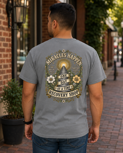 Miracles Happen 1996 Throwback Comfort Colors Pocket Tee