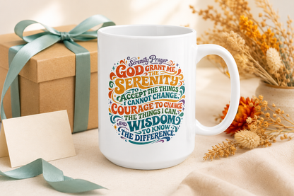 Good Vibes Colorful Retro Typography Mug | Ceramic Coffee Cup