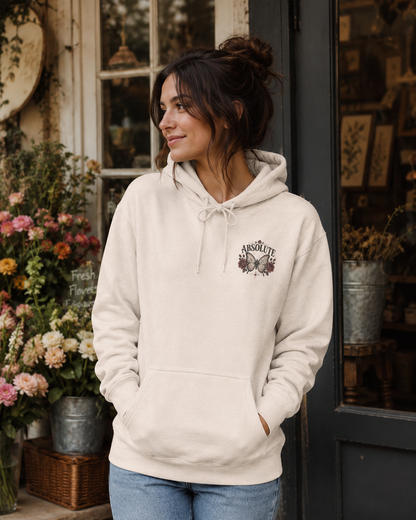 Absolute Principles Butterfly Hoodie | Recovery & Sobriety Unisex Pullover