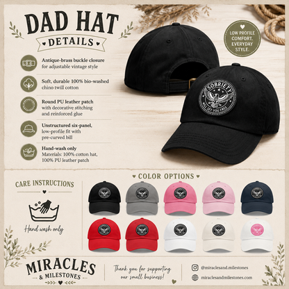 Sobriety Will Set You Free Dad Hat