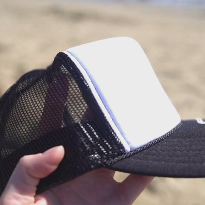 God Pulled Me Out Christian Foam Trucker Hat
